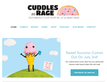 Tablet Screenshot of cuddlesandrage.com